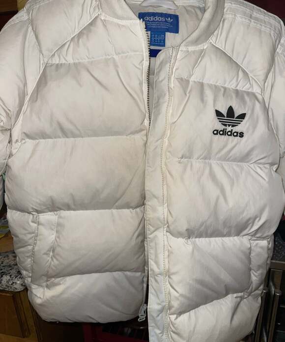 Adidas Originals SST Superstar Down Padded White Bomber Jacket - Picture 2 of 16